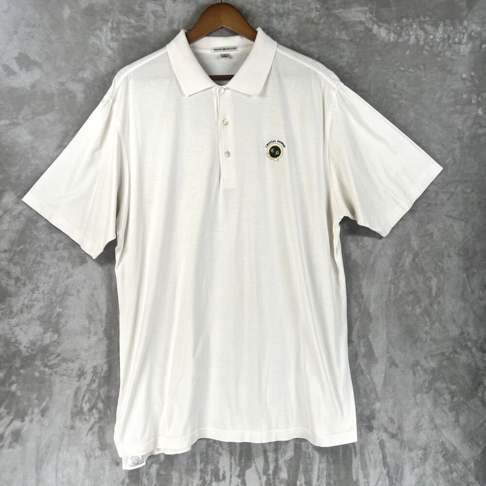 Peter Millar Crown Sport Crystal Downs Country Club Golf Polo Shirt Mens XL